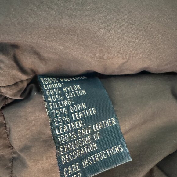 POLO by Ralph Lauren Designer Men’s Black DOWN Puffer Jacket - Picture 9 of 11